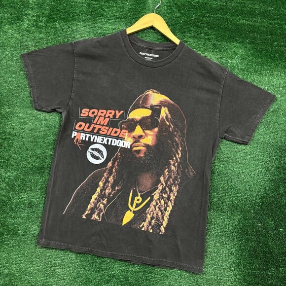 Party Next Door Partynextdoor 4 Sorry I'm Outside Hip-Hop T-Shirt Size Medium - Picture 3 of 4